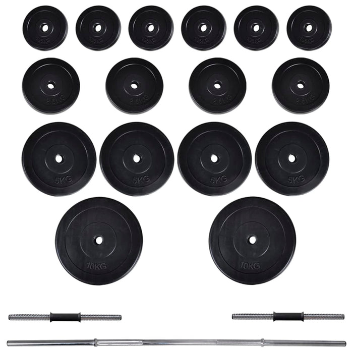 Stazione per Squat con Bilanciere e Set di Manubri da 60,5 kg cod mxl 53969