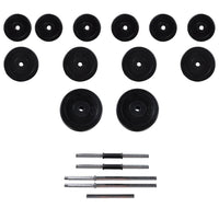 Panca da allenamento con set manubri 30,5 kg bodybuilding fitness sport 02_0000051