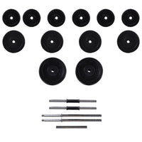 Porta manubri con manubri e set pesi 30,5 kg 02_0000728