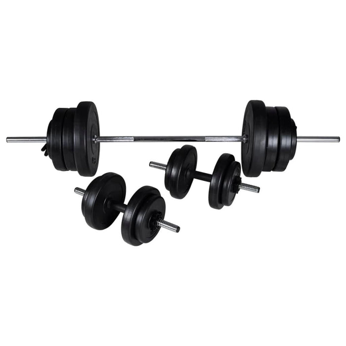 Panca da allenamento con set manubri con supporto pesi 60,5 kg 02_0000020