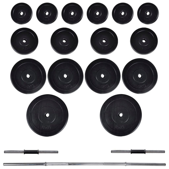 Panca da allenamento con set manubri con supporto pesi 60,5 kg 02_0000020