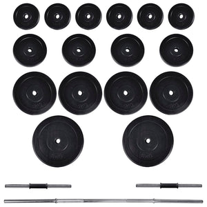 Panca Multifunzione con Bilanciere e Set di Manubri 60,5 kg cod mxl 52619