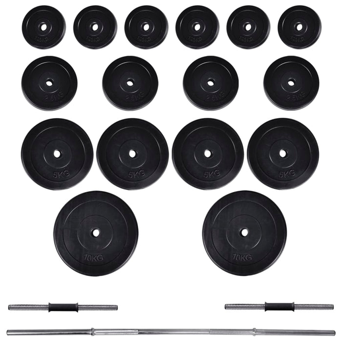 Panca Multifunzione con Bilanciere e Set di Manubri 60,5 kg cod mxl 52619