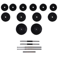 Panca pesi da allenamento completa con set manubri porta pesi 30,5 kg 02_0000019