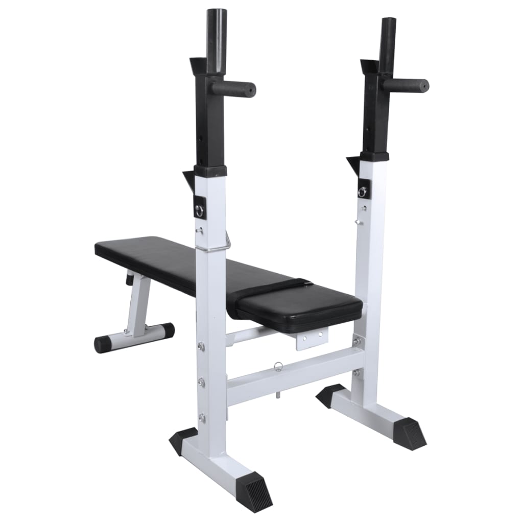 Panca Reclinabile con Rack Bilanciere e Set Manubri 120 kg 275375