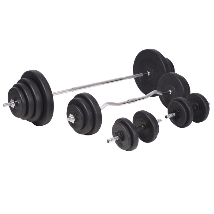 Panca Reclinabile con Rack Bilanciere e Set Manubri 120 kg 275375