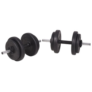 Panca Reclinabile con Rack Bilanciere e Set Manubri 120 kg 275375
