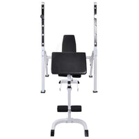 Panca Multifunzione con Rack Bilanciere e Set Manubri 120 kg 275376
