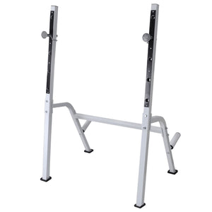 Panca Multifunzione con Rack Bilanciere e Set Manubri 120 kg 275376