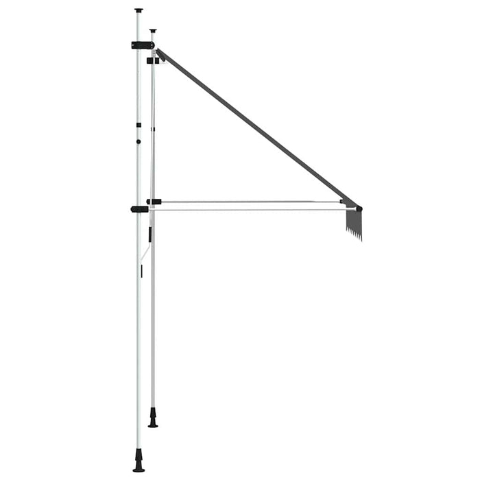 Tenda da Sole Retrattile Manuale 150 cm Antracite 143687