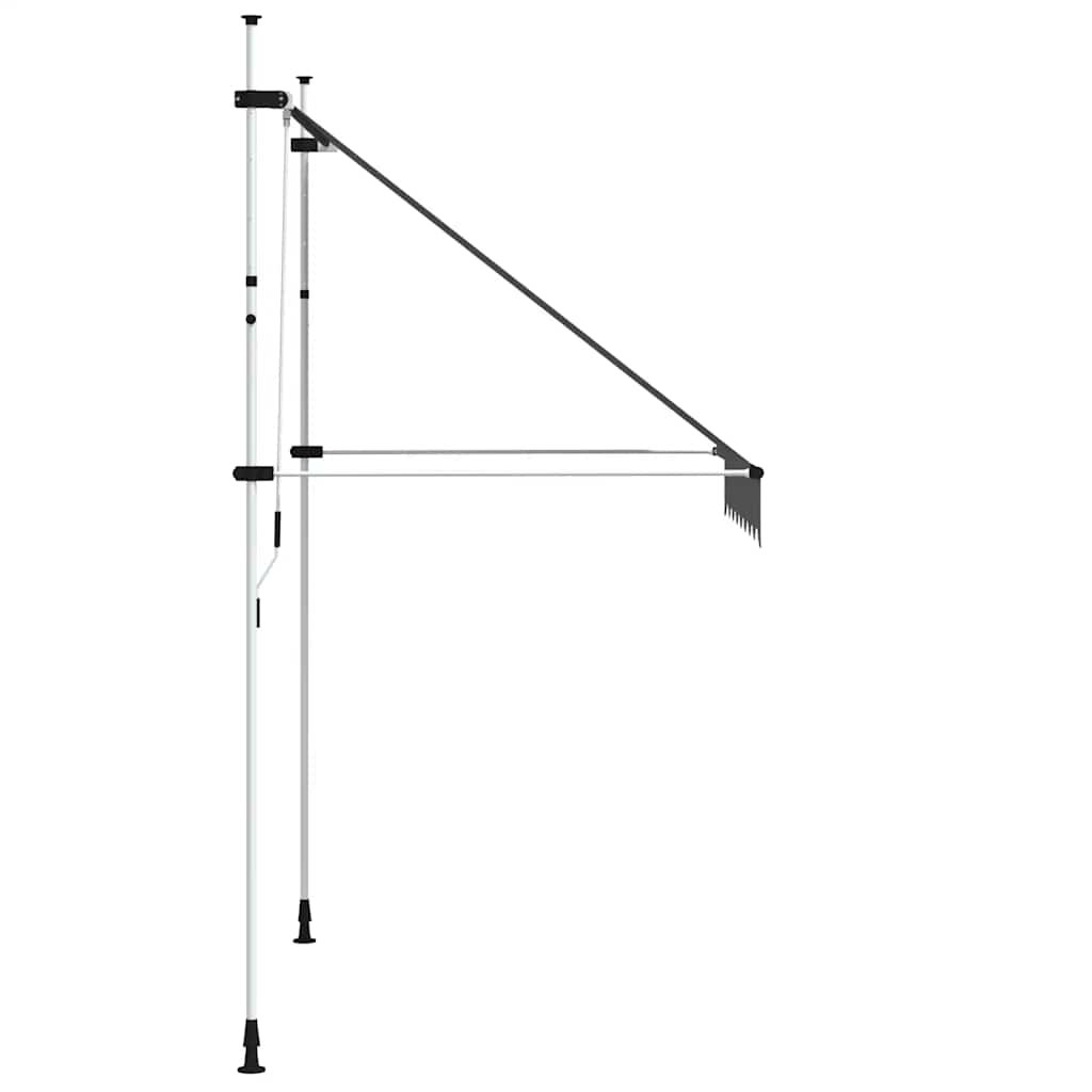 Tenda da Sole Retrattile Manuale 200 cm Antracite 143688