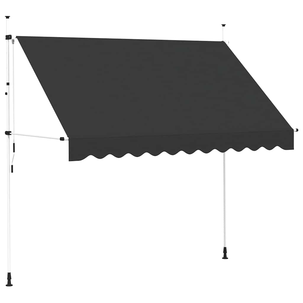 Tenda da Sole Retrattile Manuale 300 cm Antracite 143690
