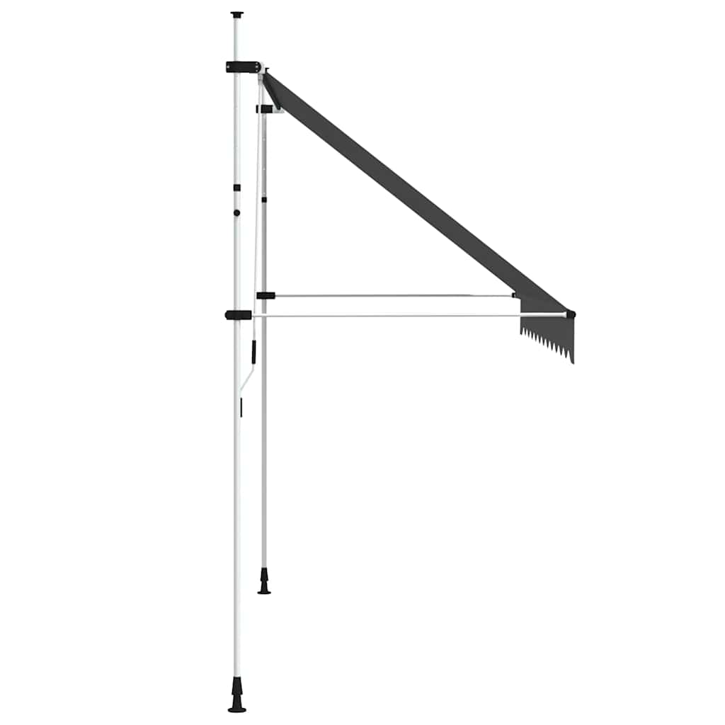 Tenda da Sole Retrattile Manuale 300 cm Antracite 143690