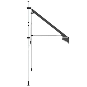 Tenda da Sole Retrattile Manuale 300 cm Antracite 143690