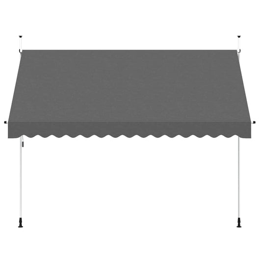 Tenda da Sole Retrattile Manuale 350 cm Antracite