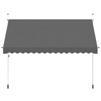 Tenda da Sole Retrattile Manuale 350 cm Antracite 143691