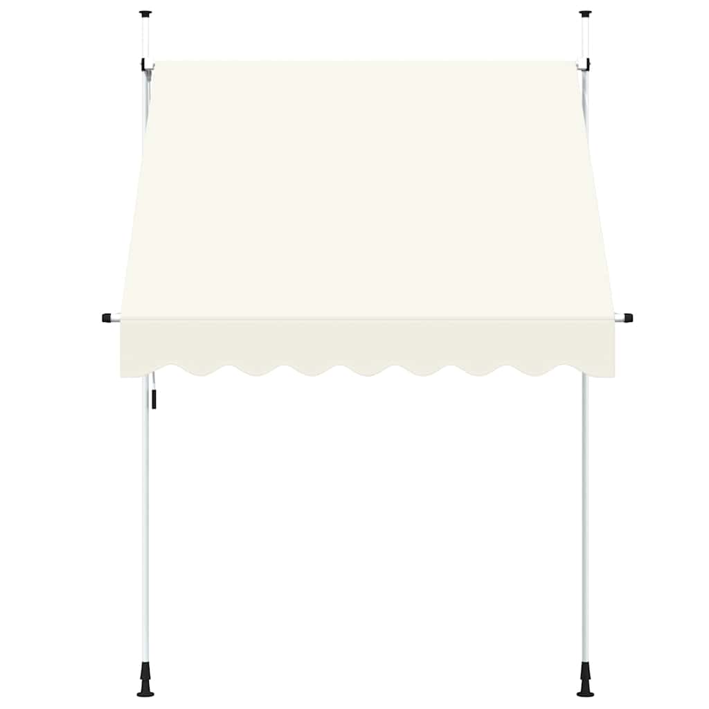 Tenda da Sole Retrattile Manuale 200 cm Crema 143694
