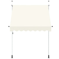 Tenda da Sole Retrattile Manuale 200 cm Crema 143694