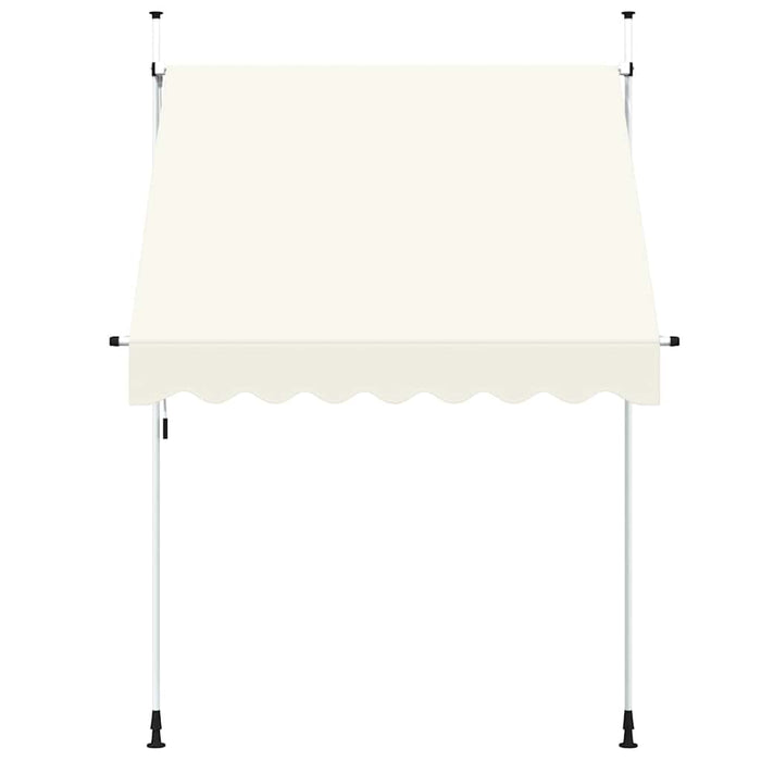 Tenda da Sole Retrattile Manuale 200 cm Crema 143694