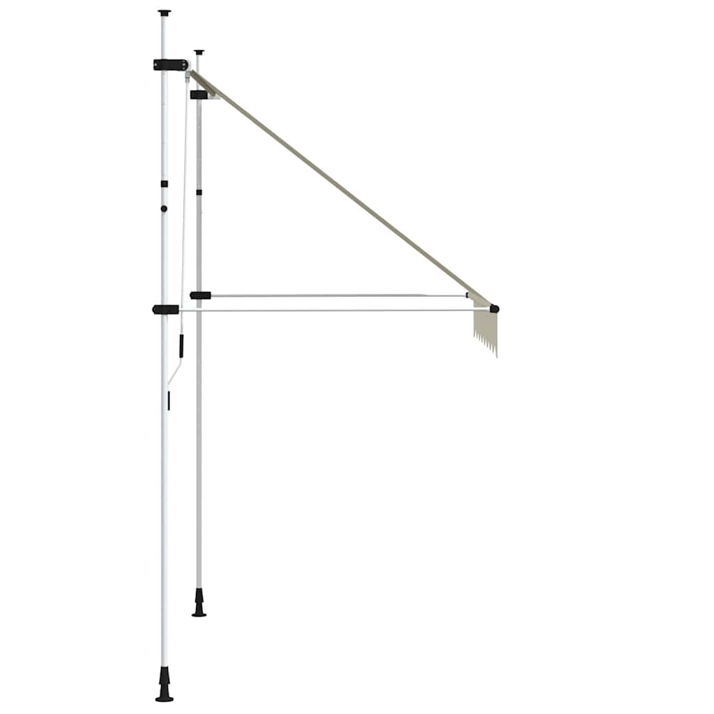 Tenda da Sole Retrattile Manuale 200 cm Crema 143694