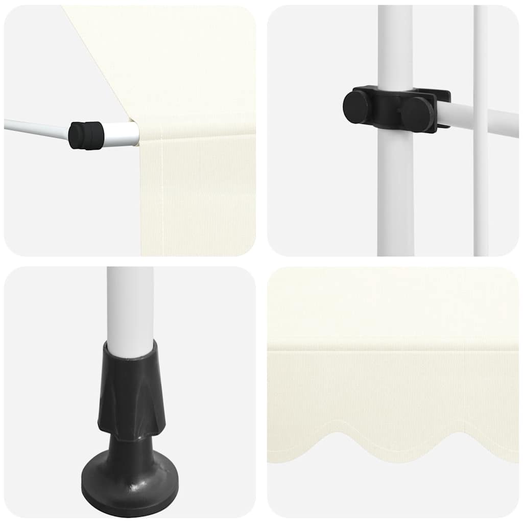 Tenda da Sole Retrattile Manuale 200 cm Crema 143694