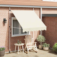 Tenda da Sole Retrattile Manuale 200 cm Crema 143694