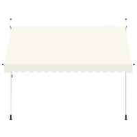 Tenda da Sole Retrattile Manuale 350 cm Crema 143697