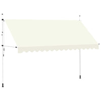 Tenda da Sole Retrattile Manuale 400 cm Crema
