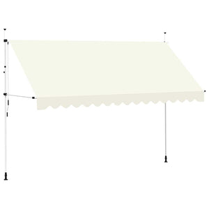 Tenda da Sole Retrattile Manuale 400 cm Crema