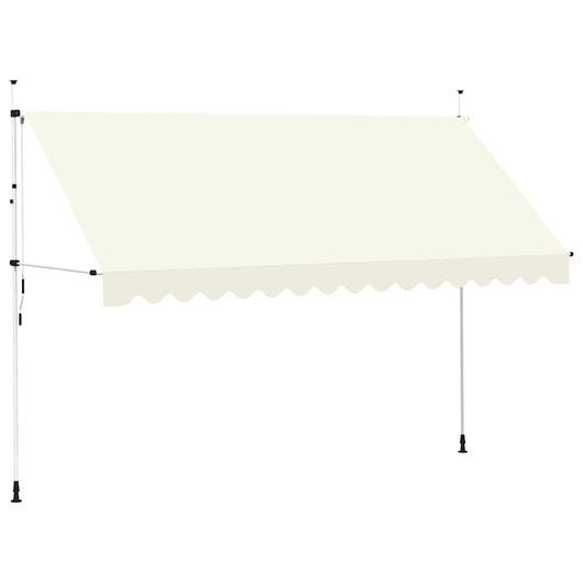 Tenda da Sole Retrattile Manuale 400 cm Crema