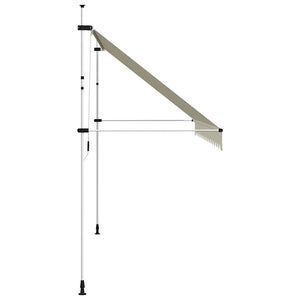 Tenda da Sole Retrattile Manuale 400 cm Crema