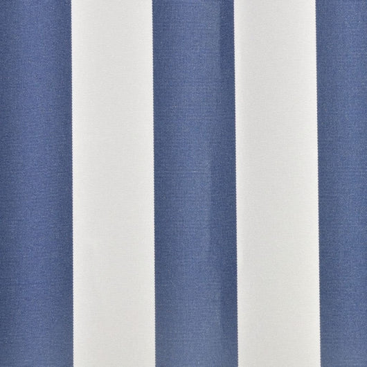 Tendone Parasole in Tela Blu e Bianco 350x250 cm 143699