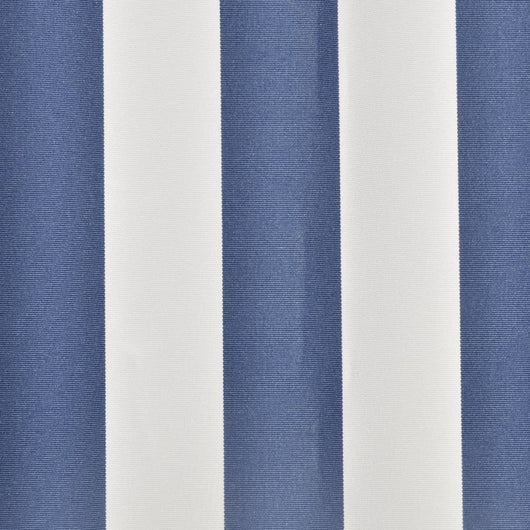 Tendone Parasole in Tela Blu e Bianco 450x300 cm 143700