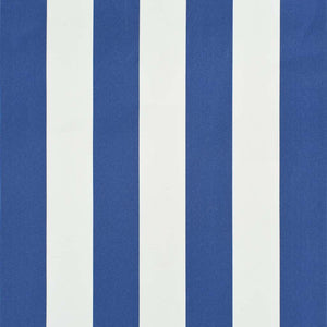 Tenda da Sole Retrattile 150x150 cm Blu e Bianco 143746