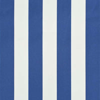 Tenda da Sole Retrattile 250x150 cm Blu e Bianco 143748