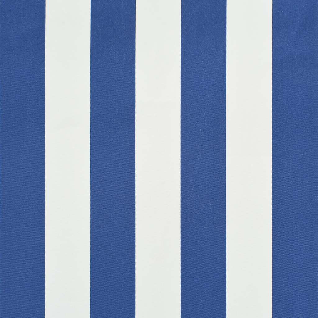 Tenda da Sole Retrattile 350x150 cm Blu e Bianco cod mxl 20516