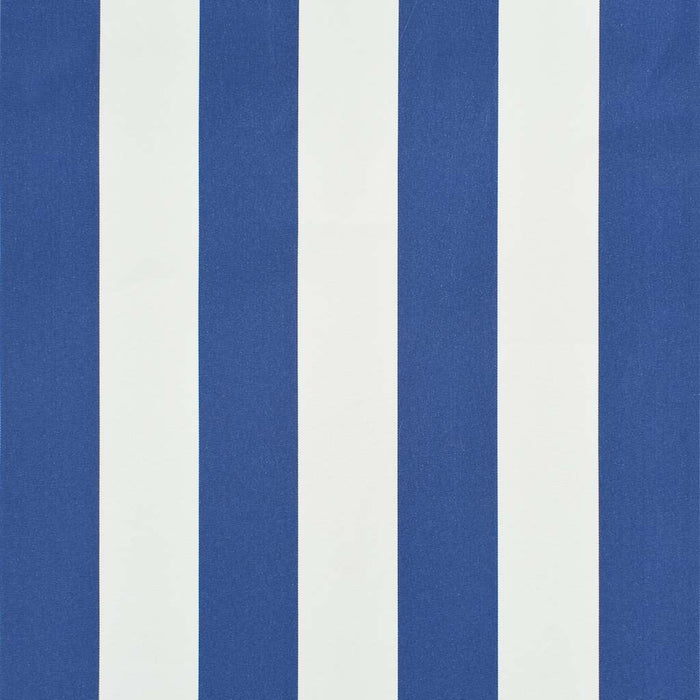 Tenda da Sole Retrattile 350x150 cm Blu e Bianco 143750