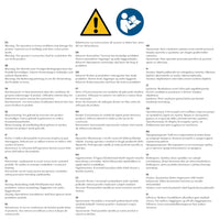 Tenda da Sole Retrattile 350x150 cm Blu e Bianco 143750