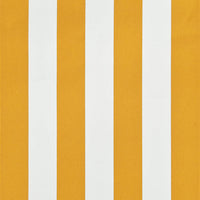 Tenda da Sole Retrattile 200x150 cm Giallo e Bianco 143753