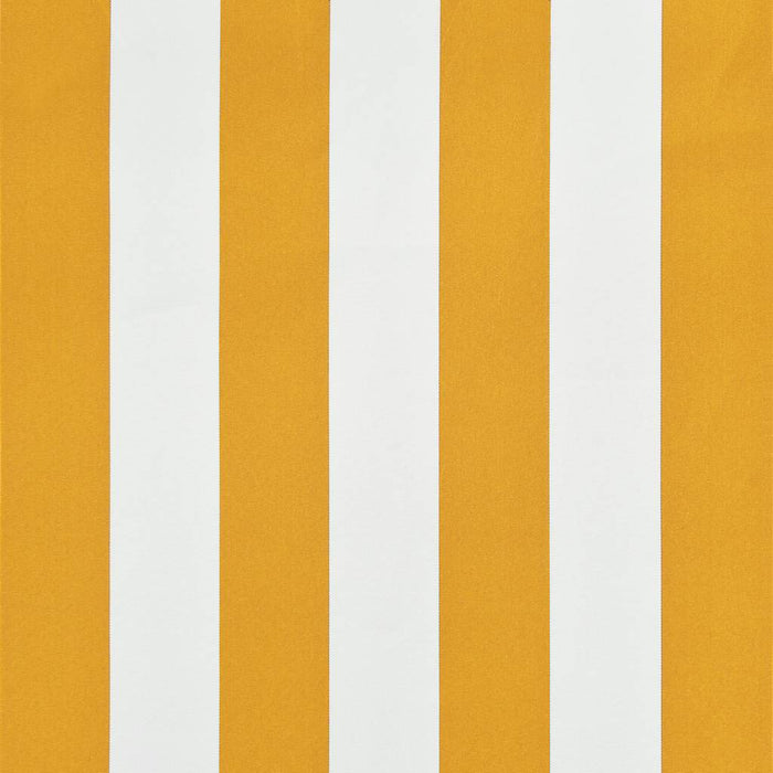 Tenda da Sole Retrattile 200x150 cm Giallo e Bianco 143753