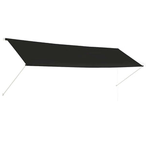 Tenda da Sole Retrattile 400x150 cm Antracite cod mxl 20517