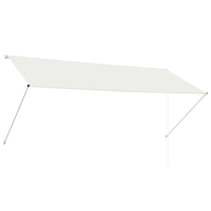Tenda da Sole Retrattile 300x150 cm Crema 143767