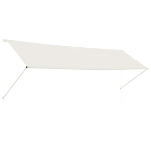 Tenda da Sole Retrattile 400x150 cm Crema 143769