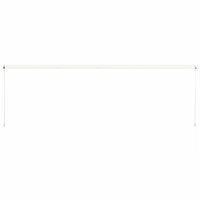 Tenda da Sole Retrattile 400x150 cm Crema 143769