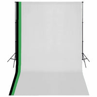 Kit studio fotografico professionale e 3 fondali orientabili in cotone 3 x 5 mt 02_0001518