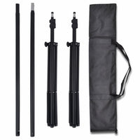 Kit studio fotografico professionale e 3 fondali orientabili in cotone 3 x 5 mt 02_0001518