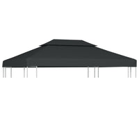 Copertura Superiore per Gazebo a 2 Strati 310g/mÂ²4x3m Antracitecod mxl 72946