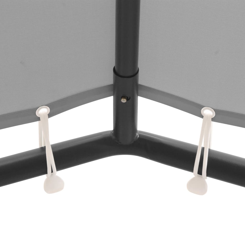 Gazebo 4x4 m Antracite 44767