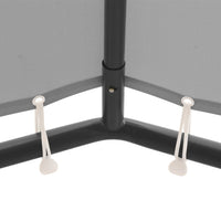 Gazebo 4x4 m Antracite 44767