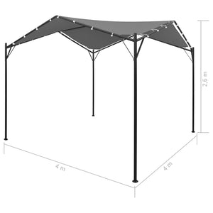 Gazebo 4x4 m Antracite cod mxl 54566